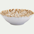 ALBA - Bol marbré en grès D18,5cm - beige alpilles