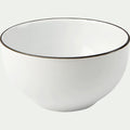 ANNE - Bol en grès D14,3cm - blanc
