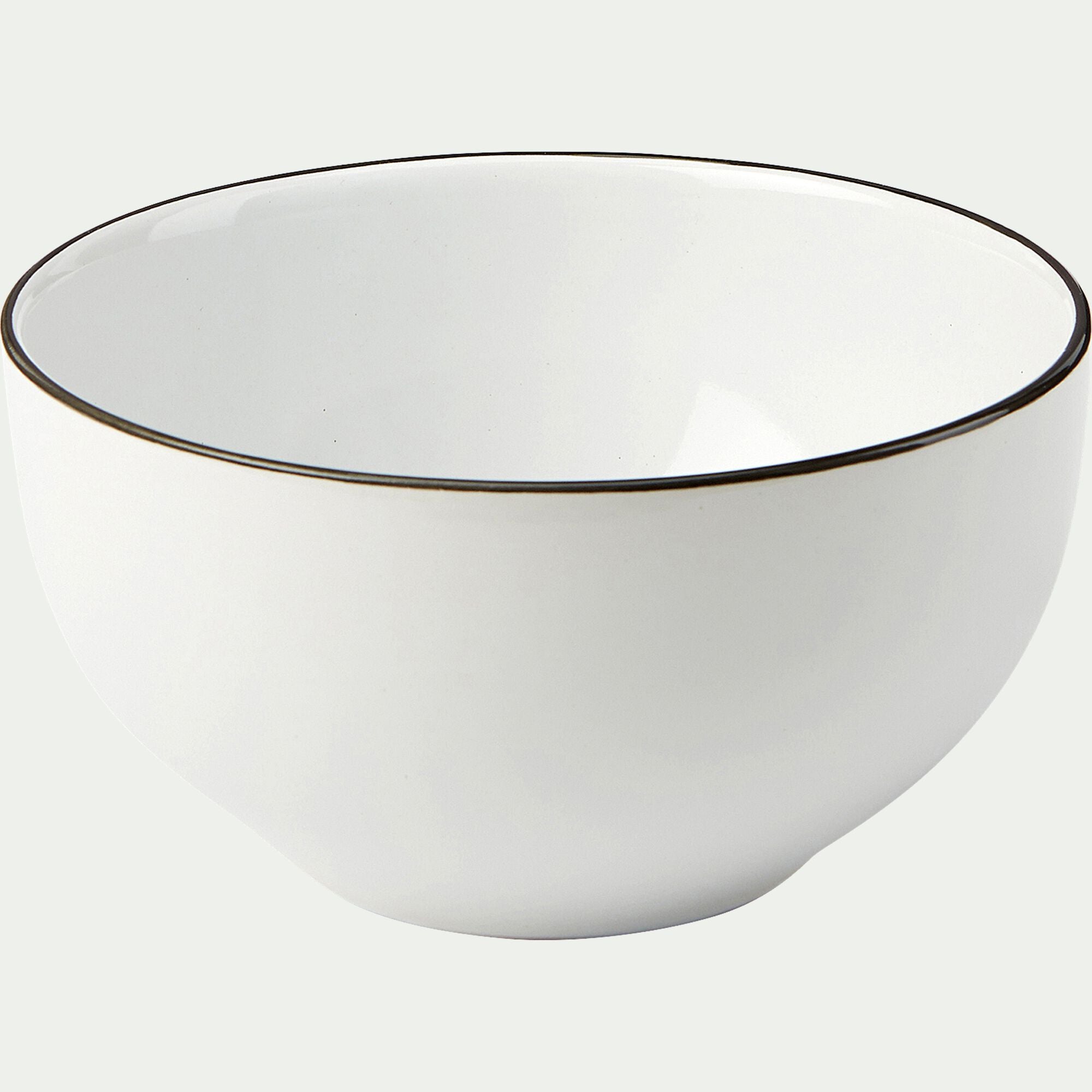 ANNE - Bol en grès D14,3cm - blanc