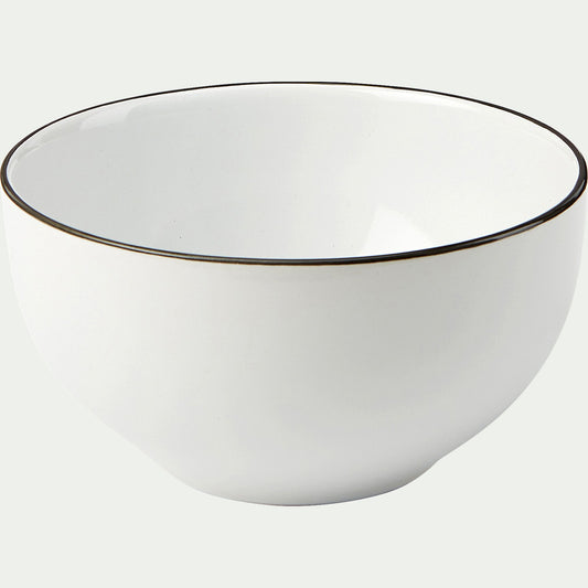 ANNE - Bol en grès D14,3cm - blanc
