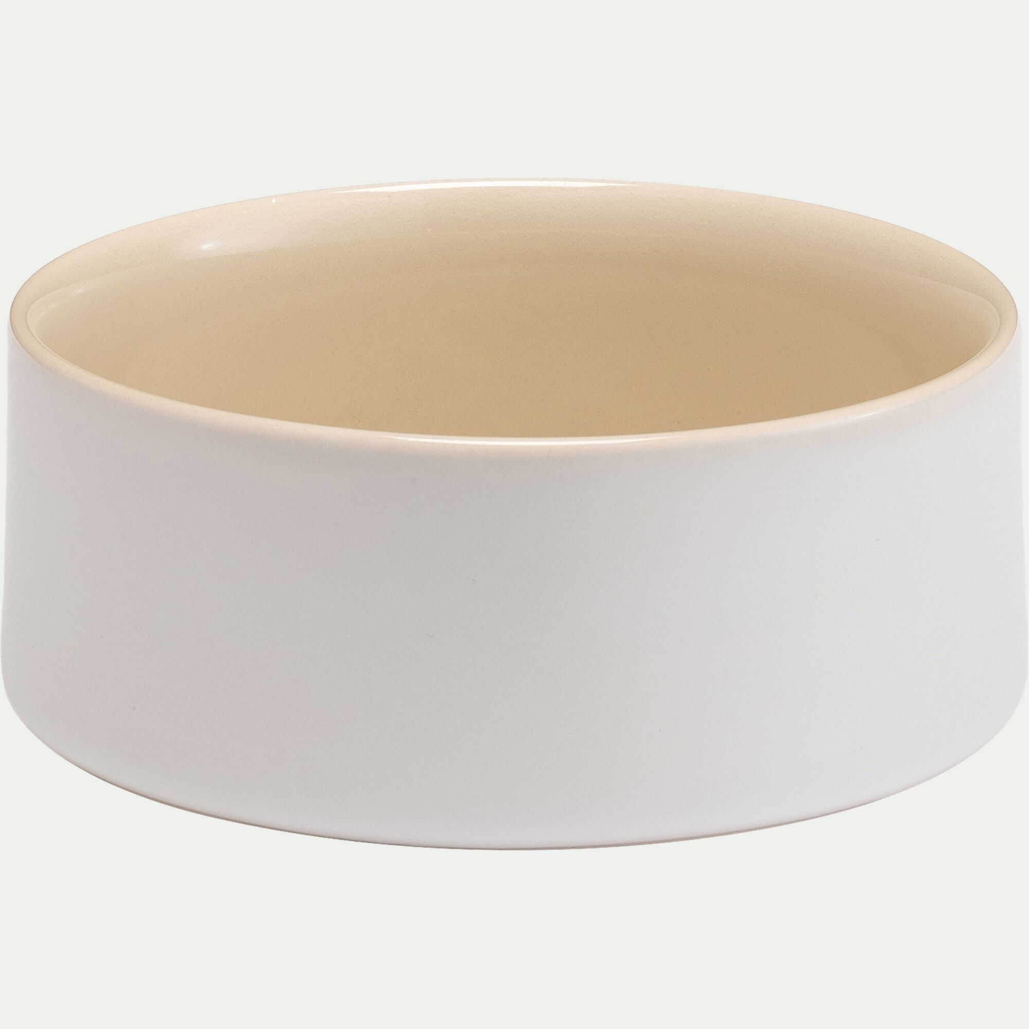 DIOGO - Bol en grès D14cm - blanc