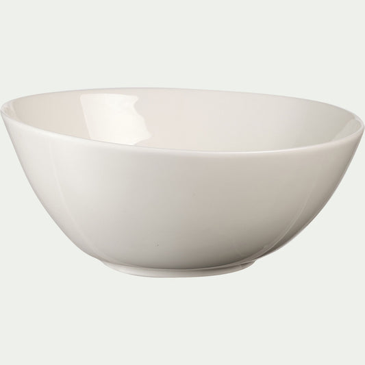 SENANQUE - Bol en porcelaine légère D16cm - blanc