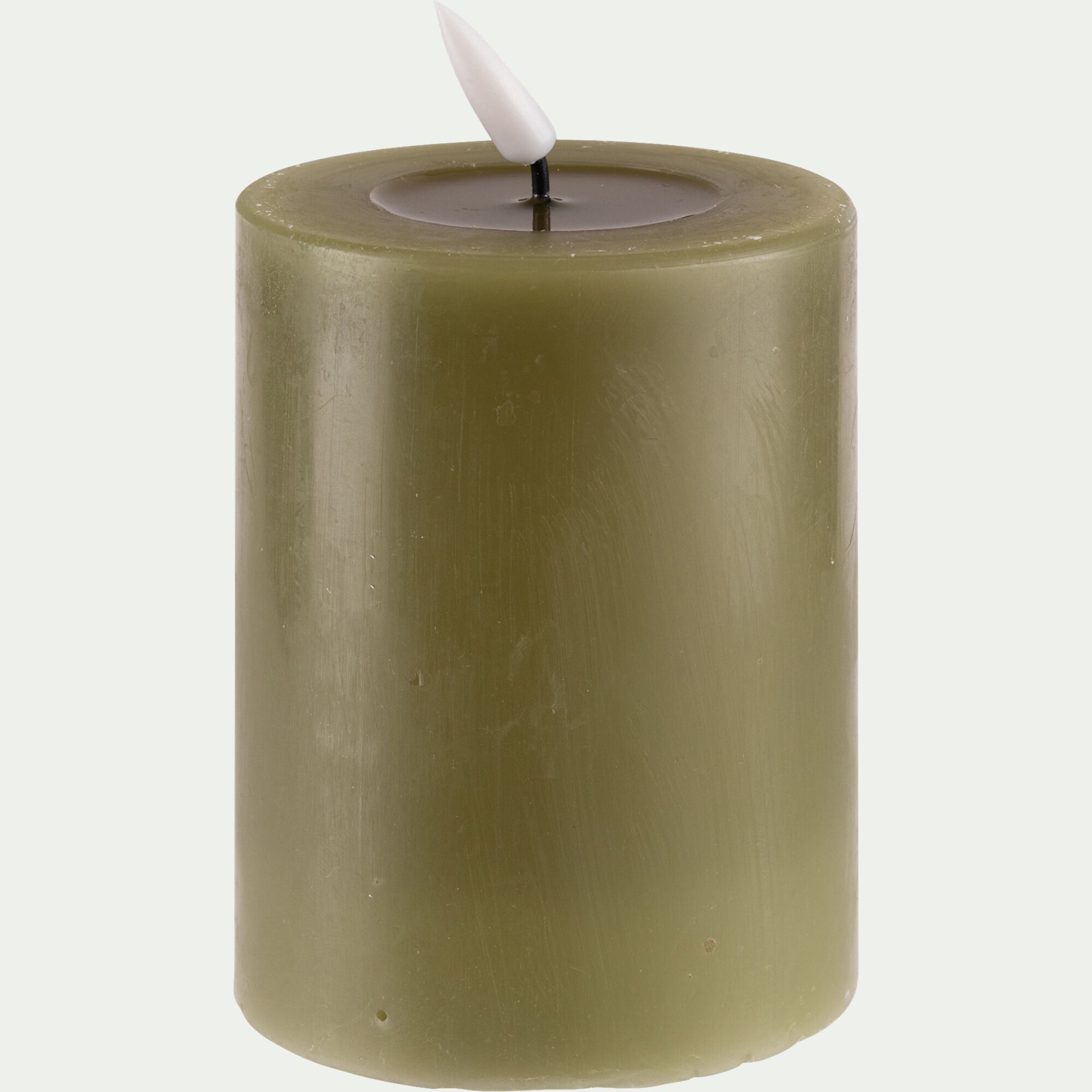 ARLANO - Bougie à LED D7,5XH10cm - vert