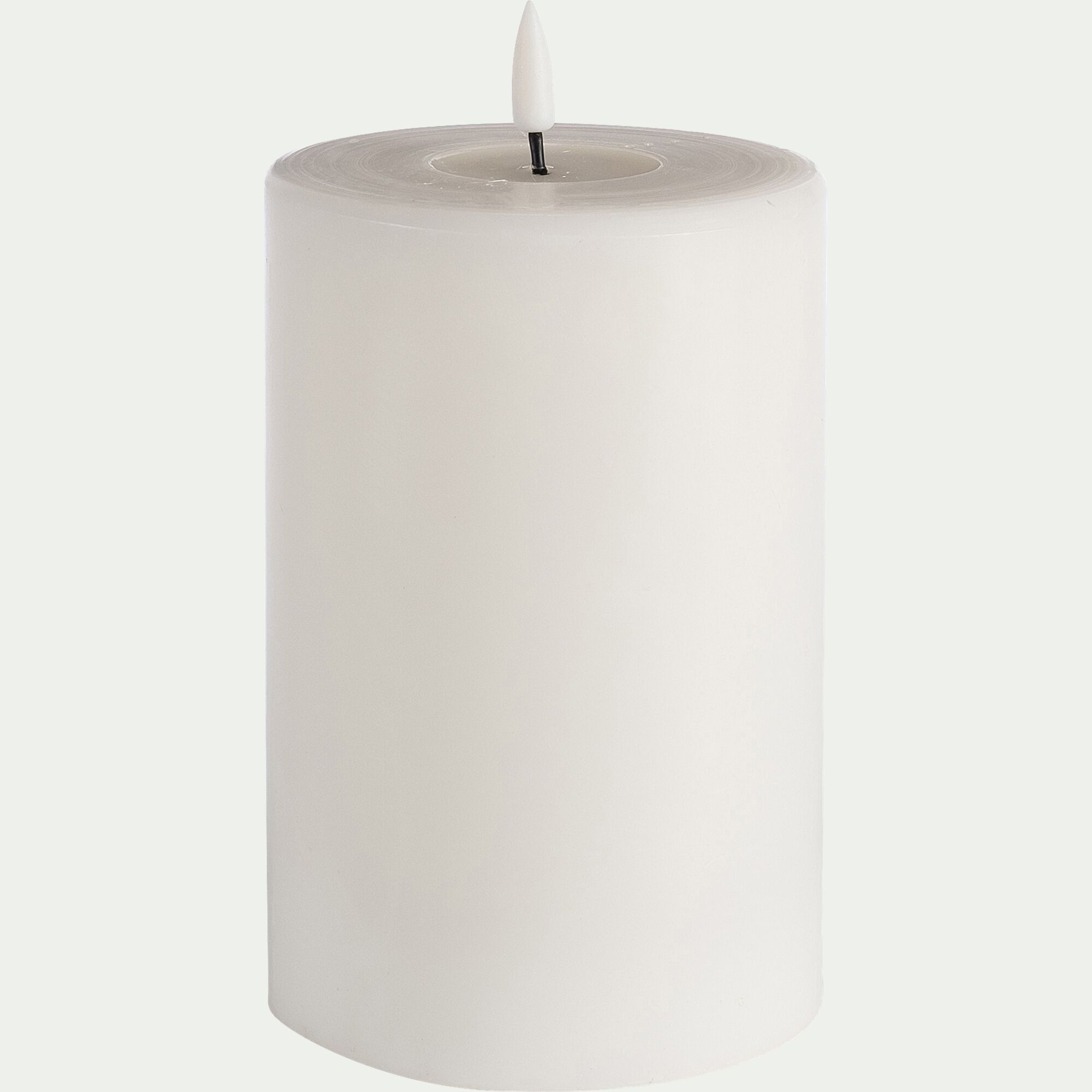 ARLANO - Bougie à LED D10XH15cm - blanc