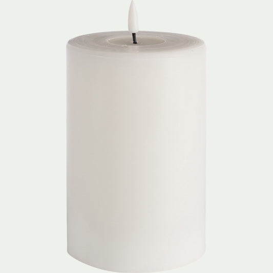 ARLANO - Bougie à LED D10XH15cm - blanc