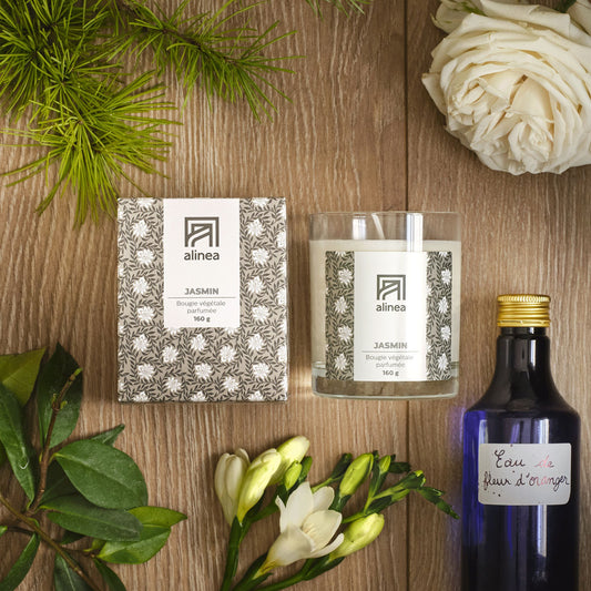 SIGNATURE - Bougie parfumée senteur Jasmin 160g