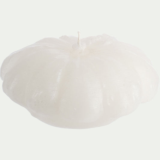 TAVIRA - Bougie fleur D14,5cm - blanc