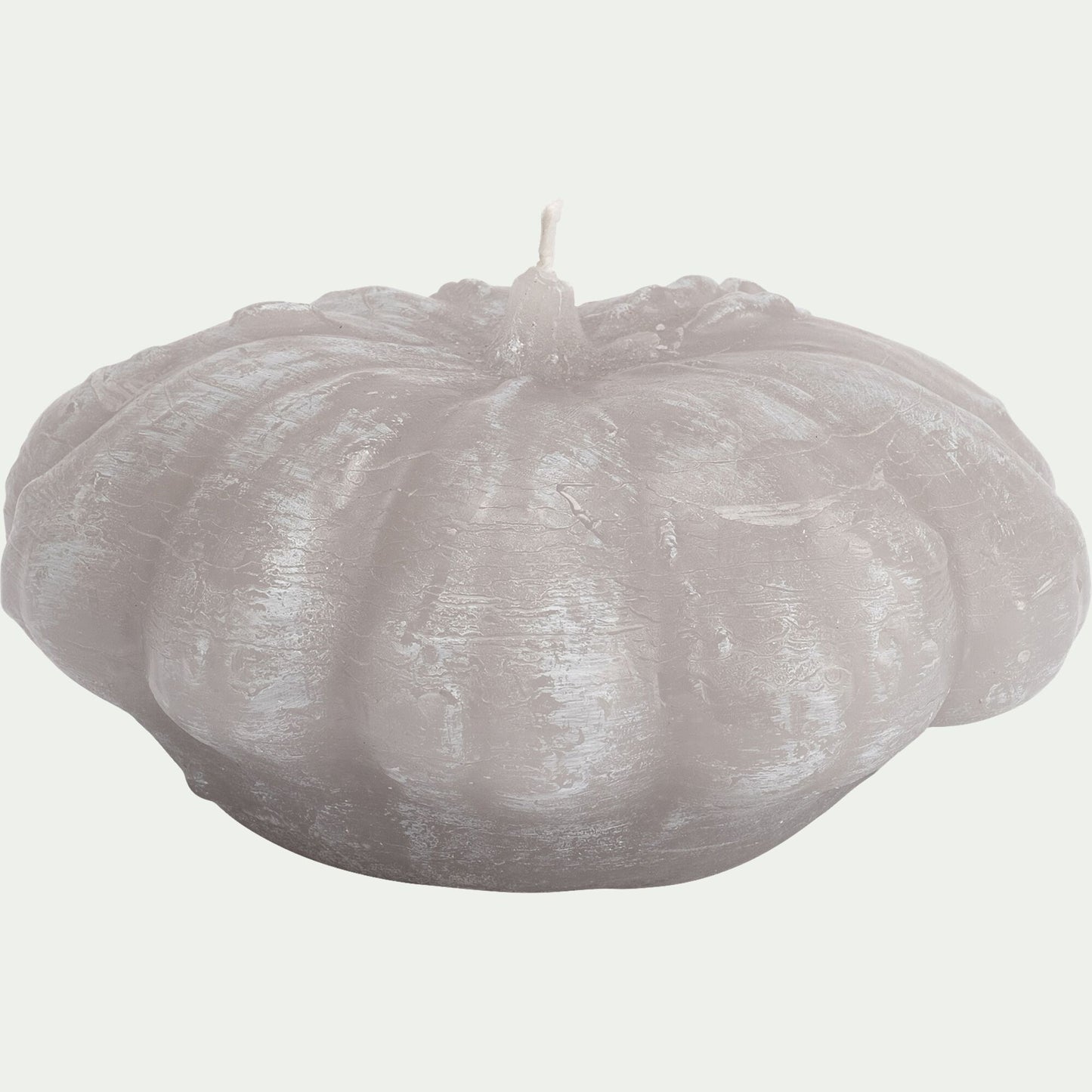TAVIRA - Bougie fleur D14,5cm - gris