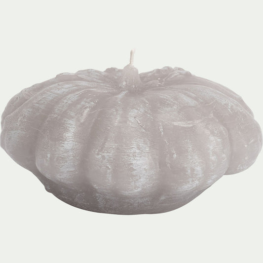 TAVIRA - Bougie fleur D14,5cm - gris
