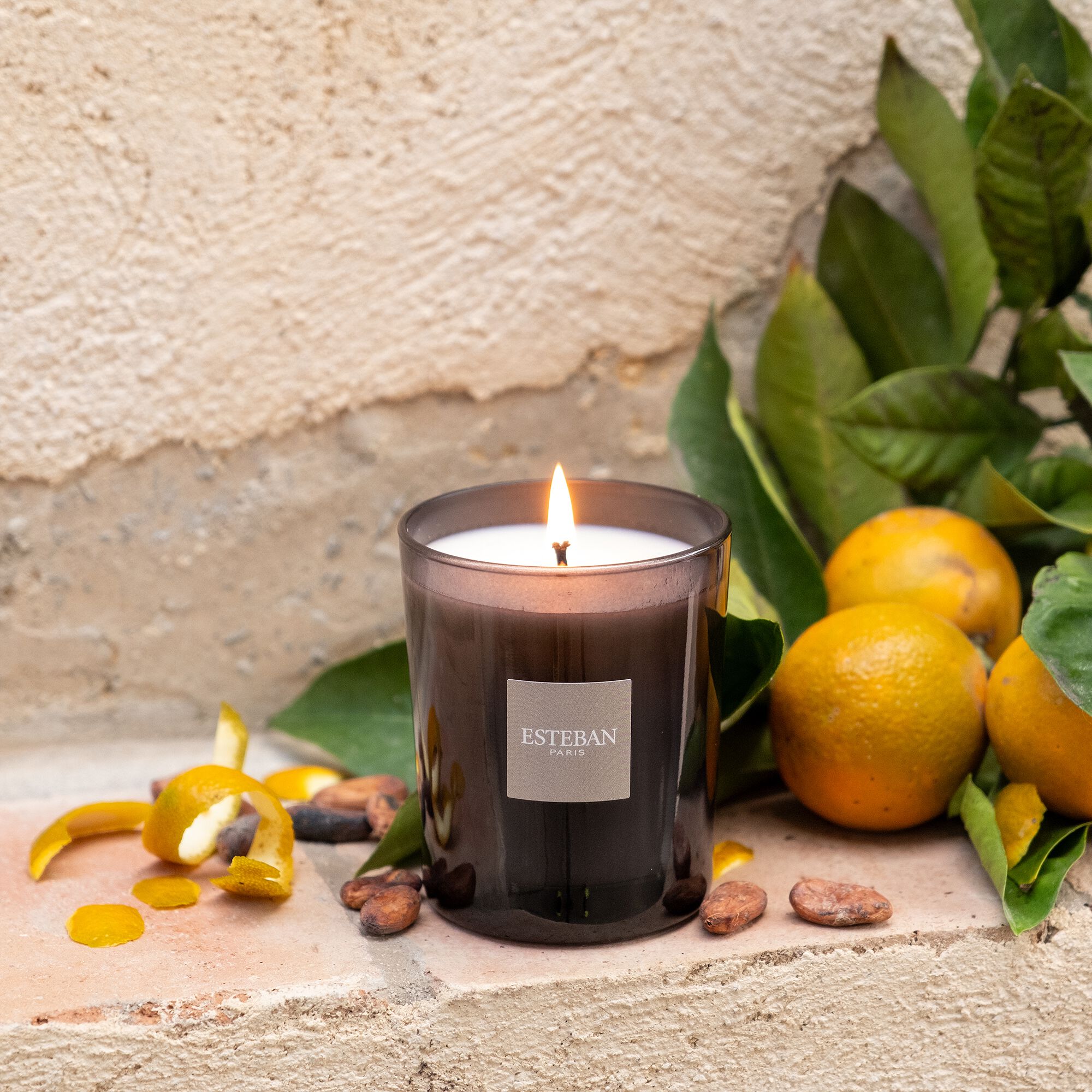 ESTEBAN - Bougie parfumée senteur iris cachemire 180g