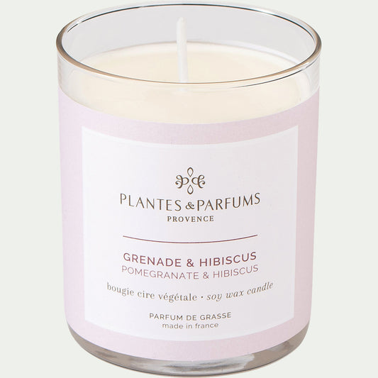 MANON - Bougie parfumée senteur Grenade Hibiscus 180g