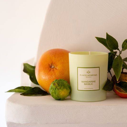MANON - Bougie parfumée senteur mandarine et basilic 180g