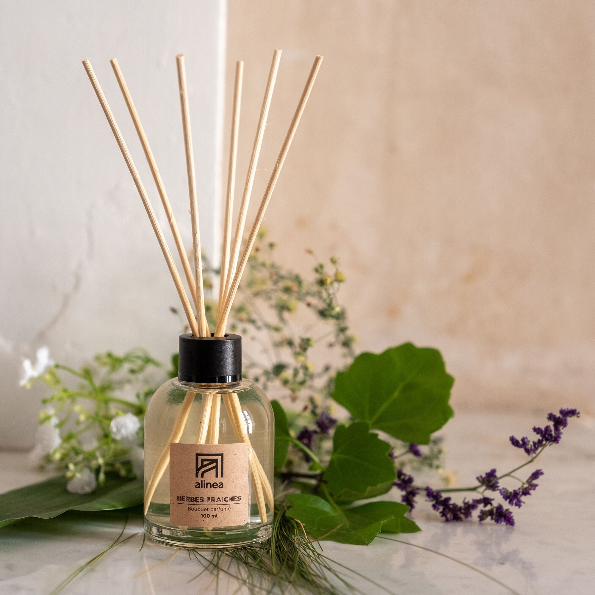 ESSENTIEL - Diffuseur de parfum senteur herbes fraiches 100ml