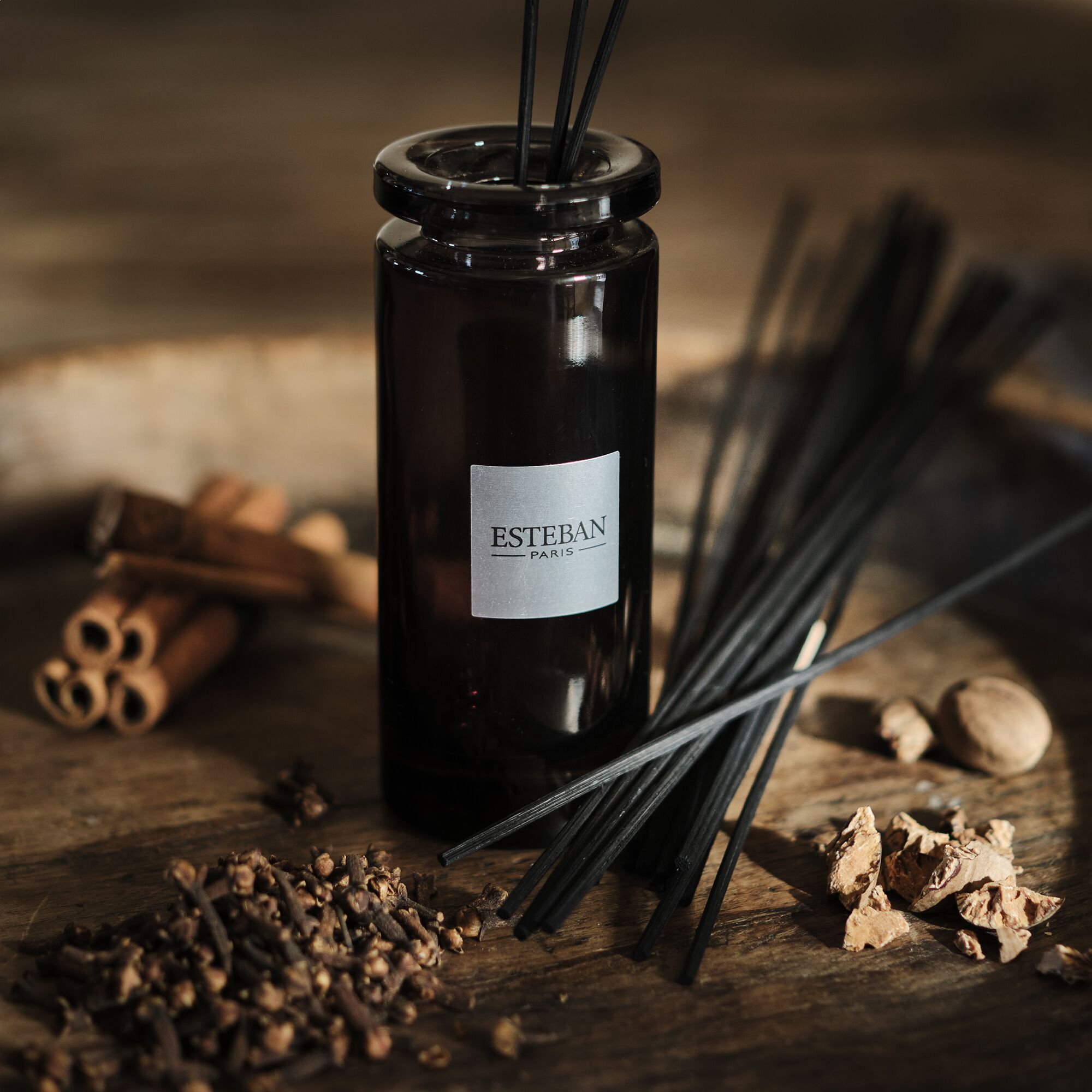 ESTEBAN - Diffuseur de parfum senteur Teck et Tonka 100ml