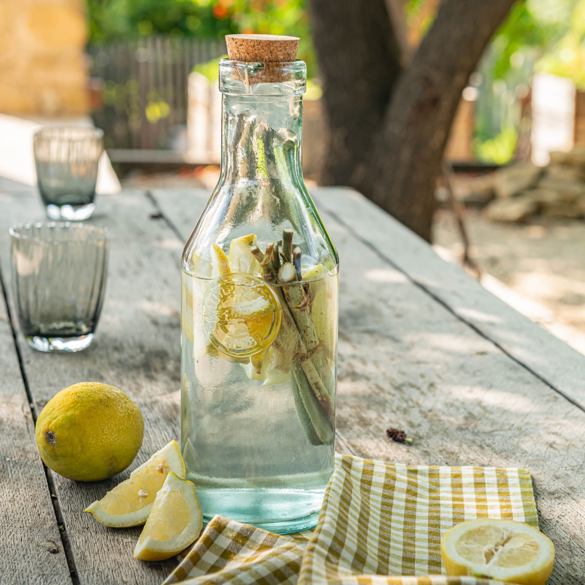 AUTHENTIC - Bouteille en verre 1L - transparent