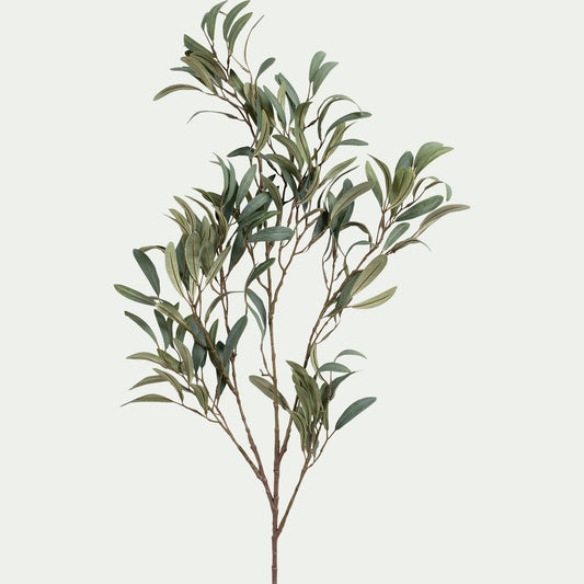 MAUNE - Branche d'olivier artificielle H122cm - vert