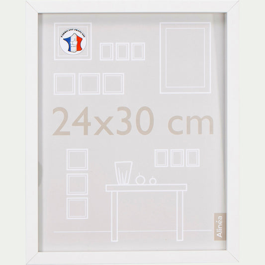 PAHA - Cadre photo en bois 24x30cm - blanc