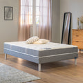 CASA - Ensemble bultex matelas équilibré en mousse et sommier ferme