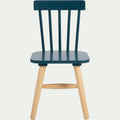 HELGA - Chaise enfant en bois - bleu figuerolles