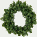 HORTON - Couronne décorative en pin artificiel - vert D45cm