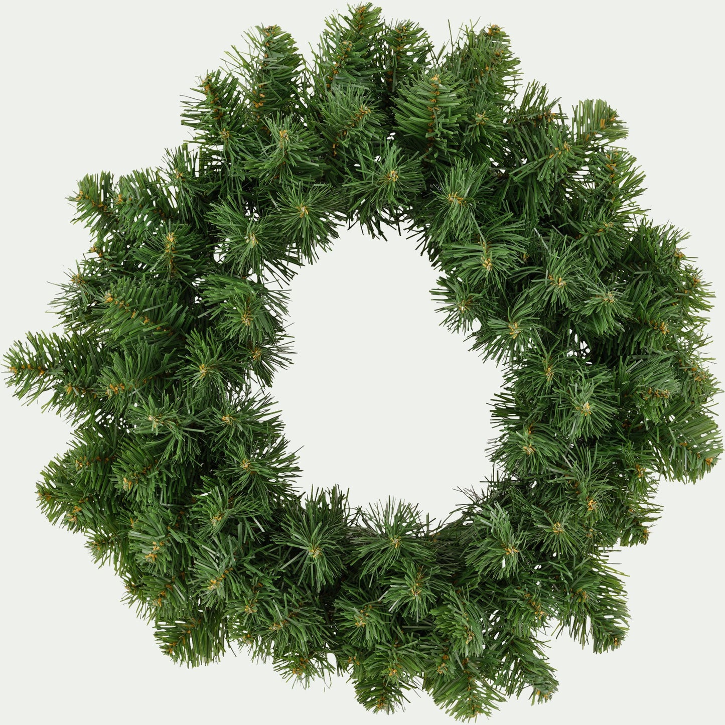 HORTON - Couronne décorative en pin artificiel - vert D45cm
