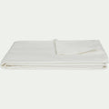 BELCODENE - Couvre-lit tissé en coton 180x230cm - blanc ventoux