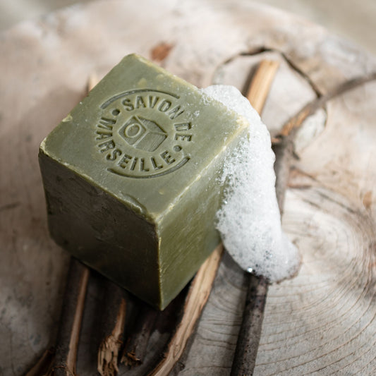 MARSEILLE - Cube savon de Marseille 300gr - vert