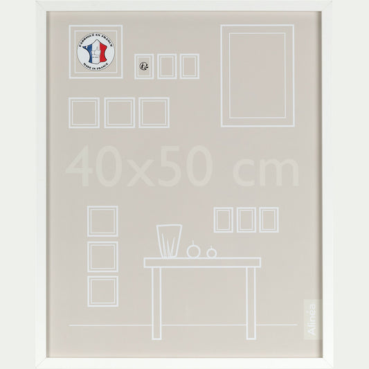 PAHA - Cadre photo en bois 40x50cm - blanc