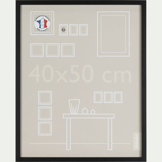 PAHA - Cadre photo en bois 40x50cm - noir
