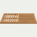 DONIE - Caillebotis de douche en bambou 56x36cm - naturel