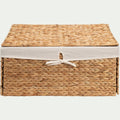 JACINTHE - Panier en jacinthe d'eau H25xL40cm - naturel