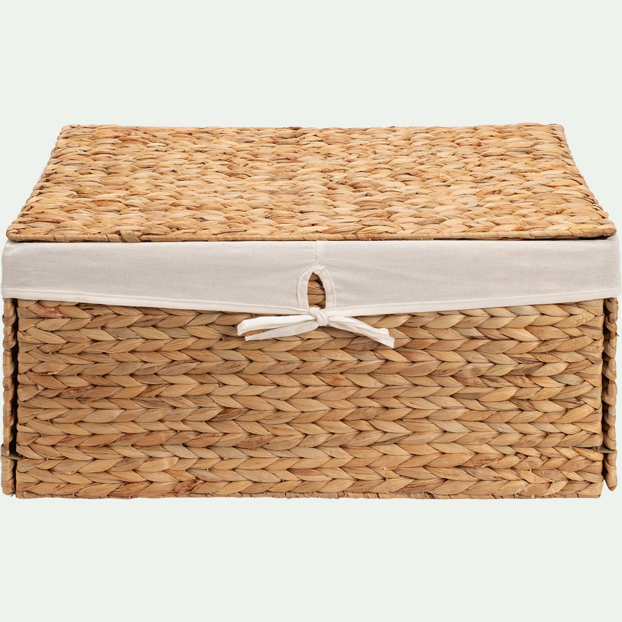 JACINTHE - Panier en jacinthe d'eau H25xL40cm - naturel