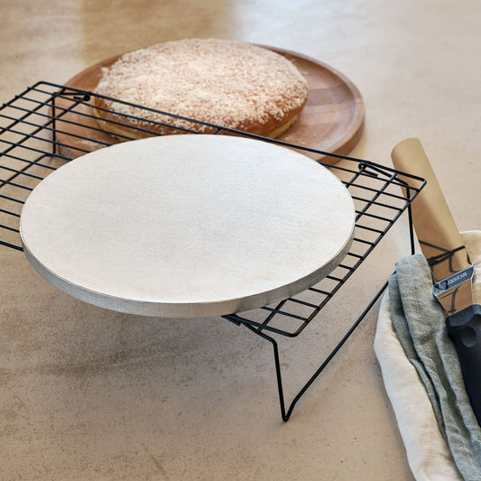 PATISDECOR - Cake drum rond en carton D25cm - argenté