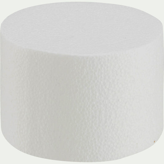 PATISDECOR - Gâteau factice rond H10xD15cm - blanc