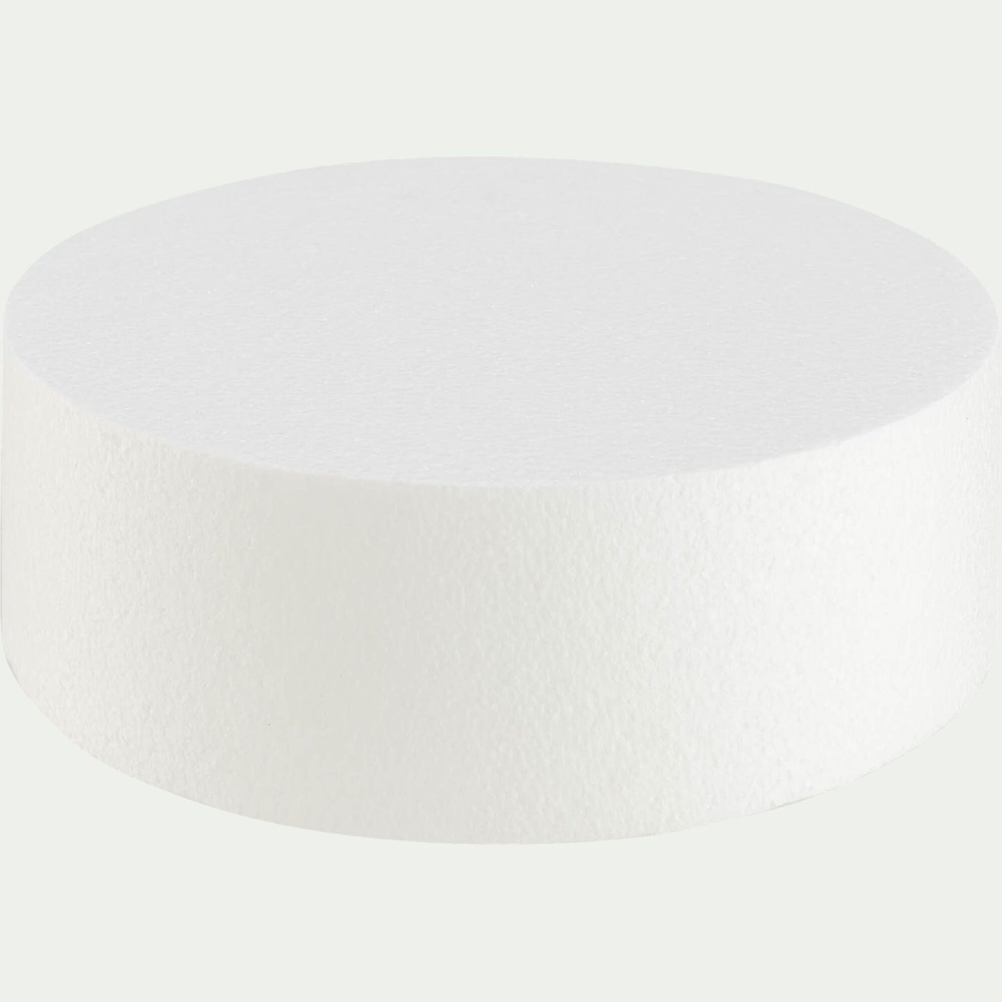 PATISDECOR - Gâteau factice rond H10xD30cm - blanc