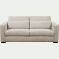 BATIS - Canapé 3 places fixe en tissu Genesis - beige