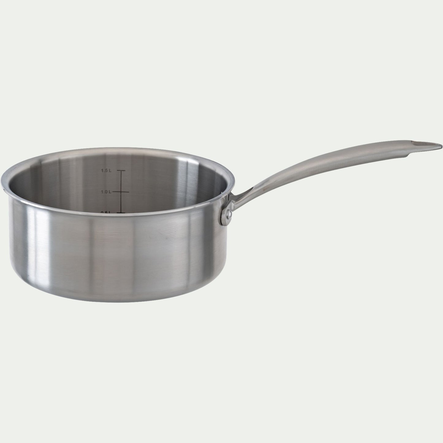 TRIPLY - Casserole en inox D16cm - argenté métallisé