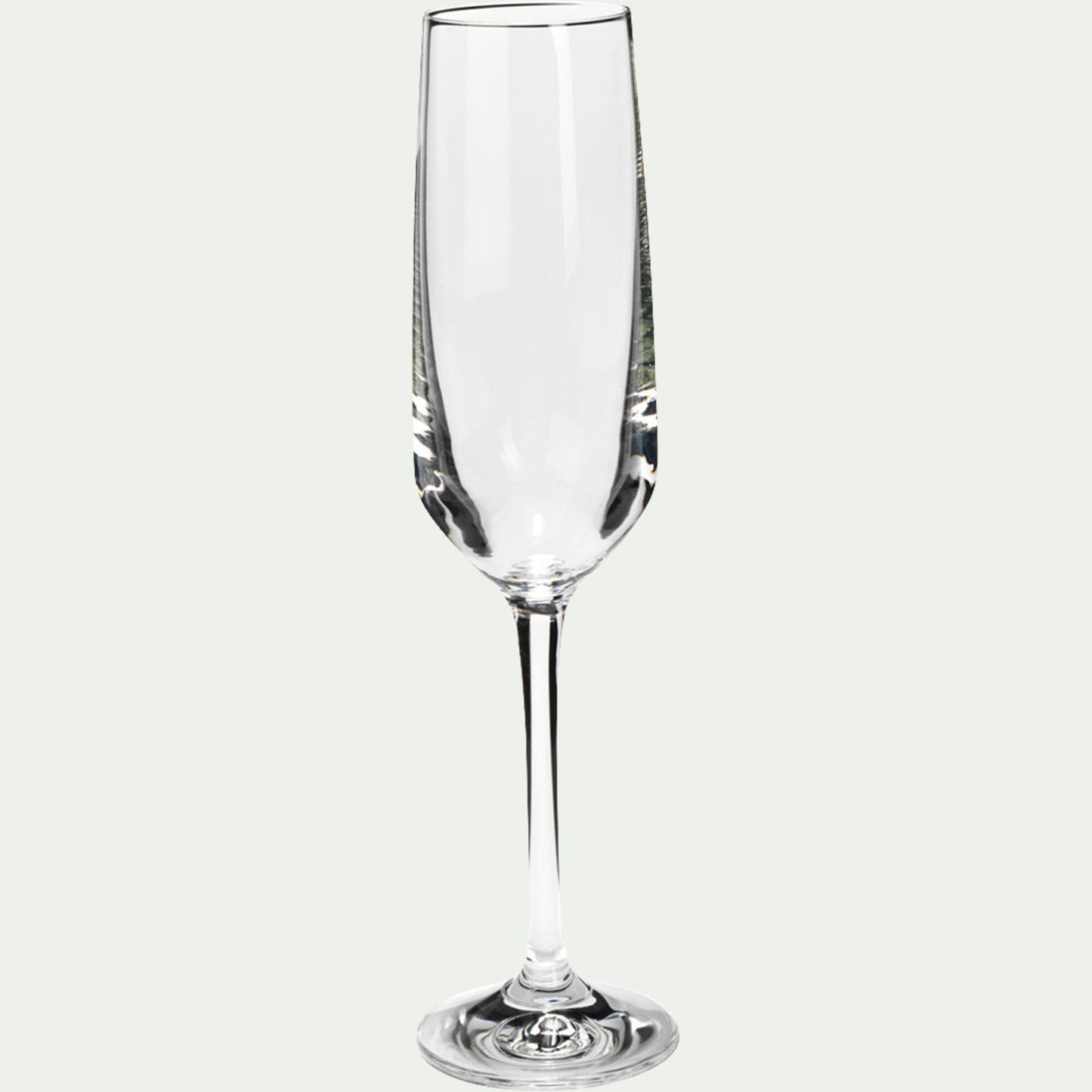 SCENA - Coffret de 6 flûtes à champagne en cristallin 18cl - transparent