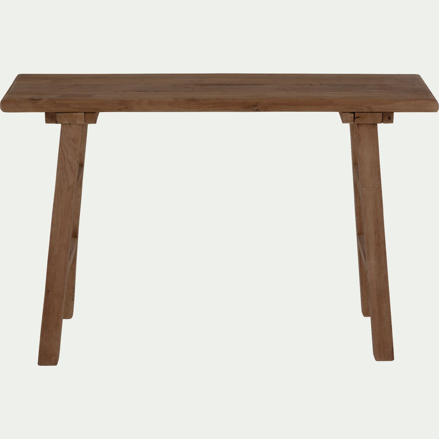 ISOLA - Console en bois recyclé - bois foncé L120xl30xH80cm