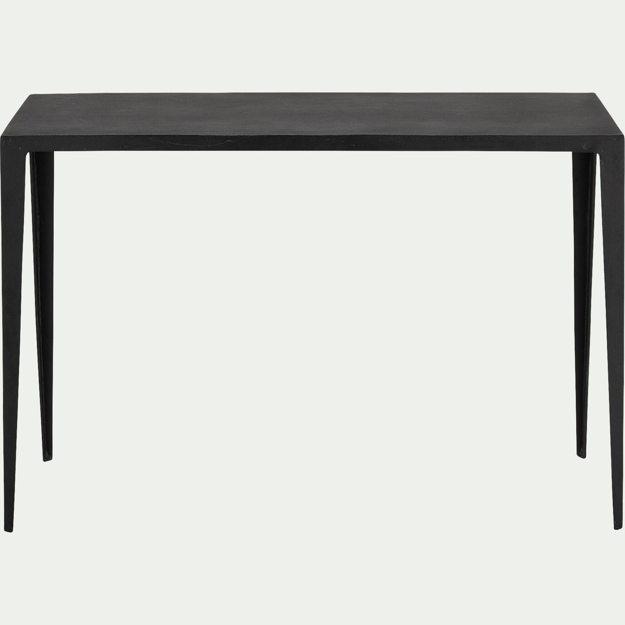 JUVA - Console en aluminium - noir L121xl39xH82cm
