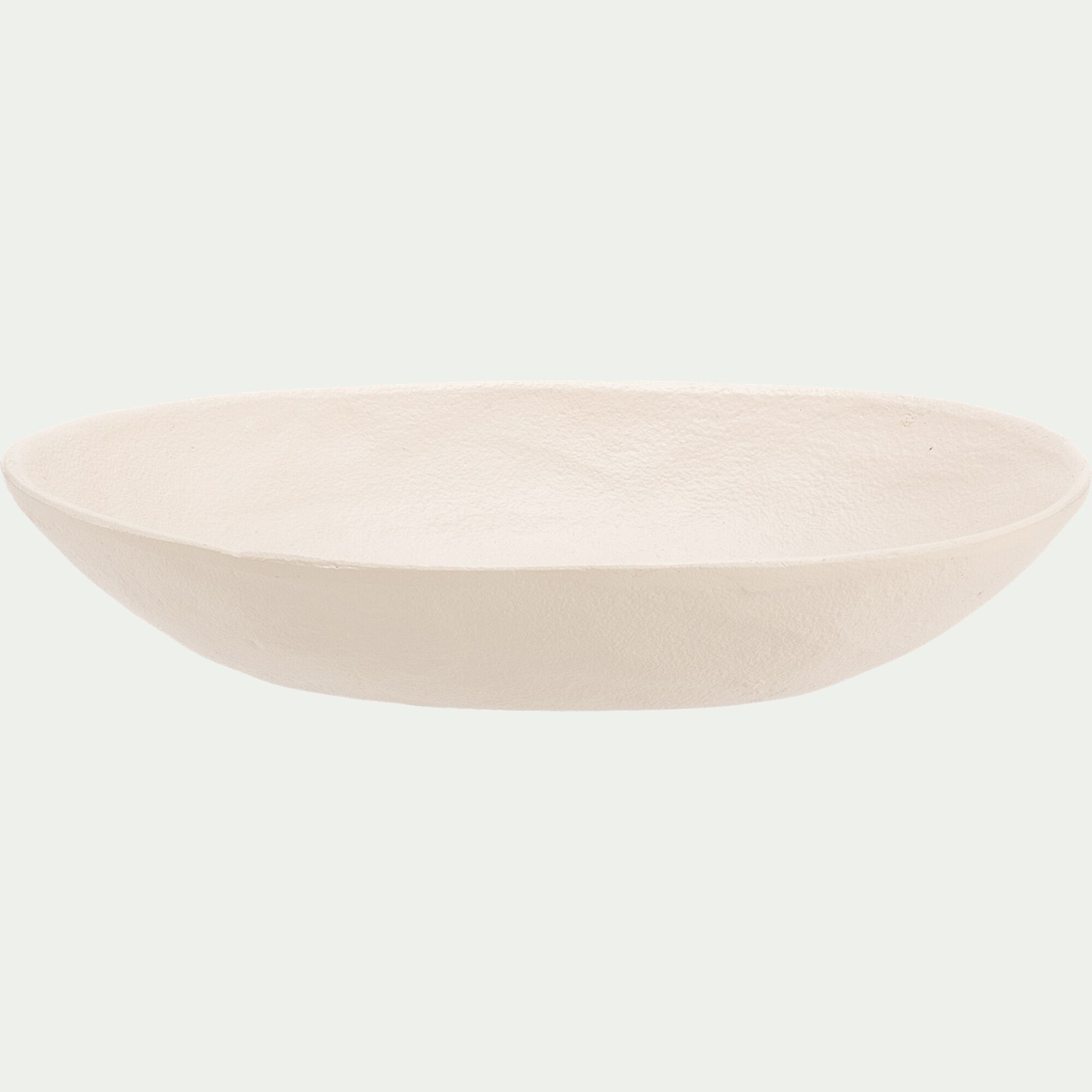 JOLAN - Coupelle décorative 26x19cm - blanc ventoux