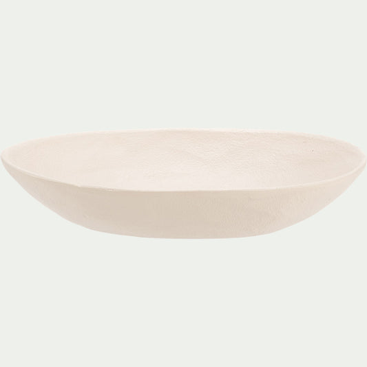 JOLAN - Coupelle décorative 26x19cm - blanc ventoux