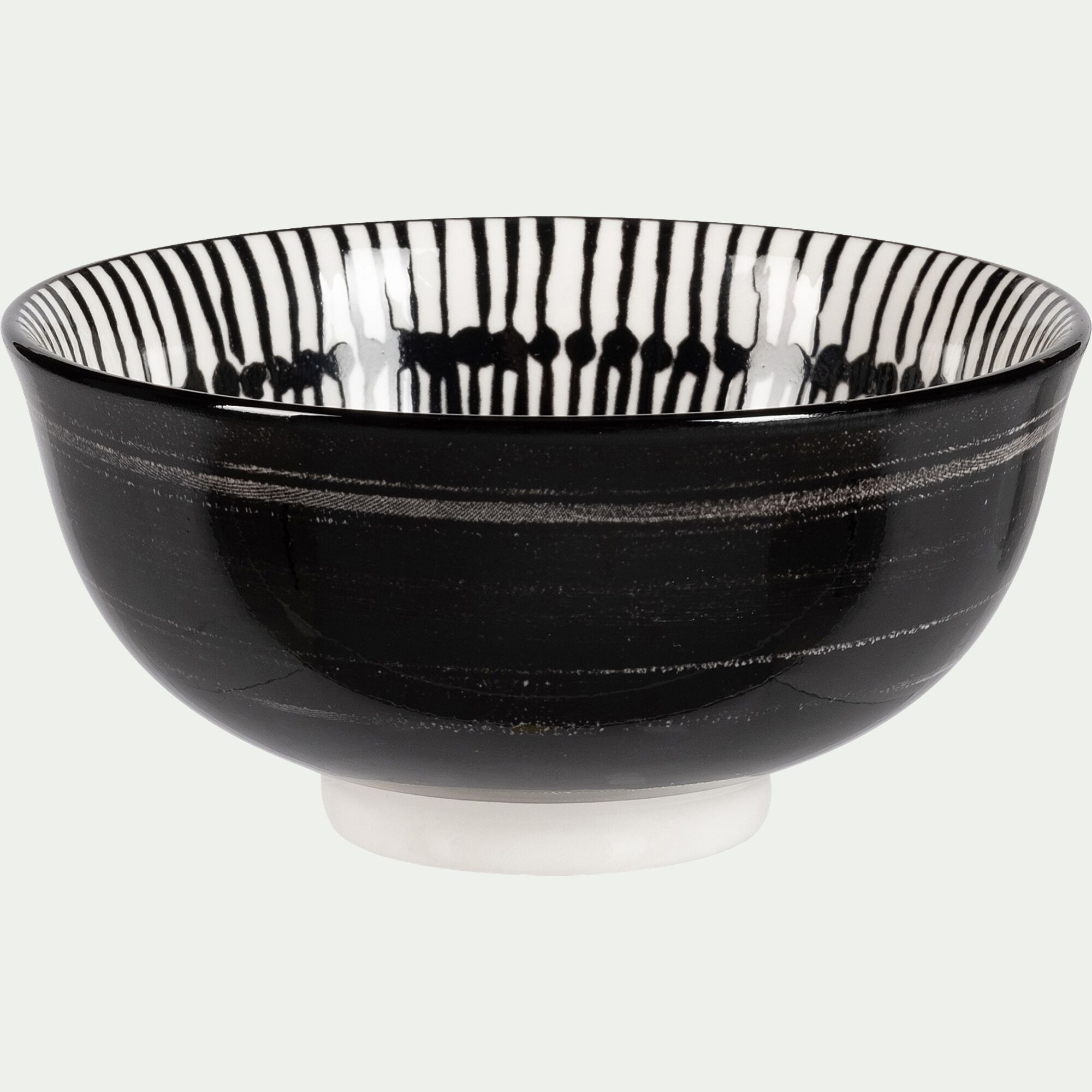 LINIA - Coupelle en porcelaine D15,5cm - noir