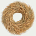 ETERLOU - Couronne de Noël en épis de blé D27cm - naturel