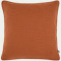 ARLES - Coussin à passepoil bicolore en coton 45x45cm - brun rustrel