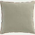 BONNIEUX - Coussin en lin 45x45cm - vert olivier