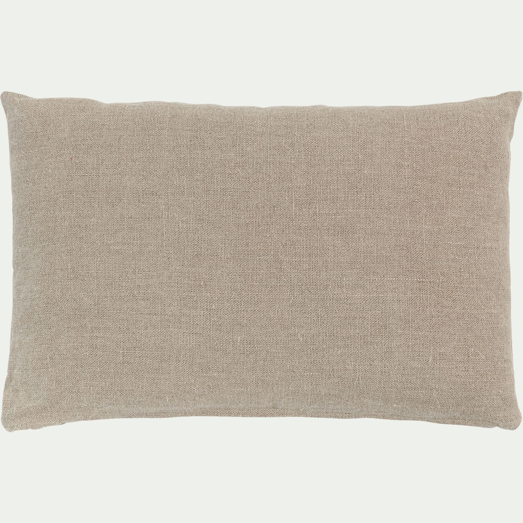 CAMPA - Coussin en lin 40x60cm - naturel