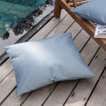 DEMNATI - Coussin de jardin en tissu - bleu calaluna 70x70cm