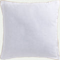 ISTIA - Coussin finition croquet en lin et coton 45x45cm - blanc