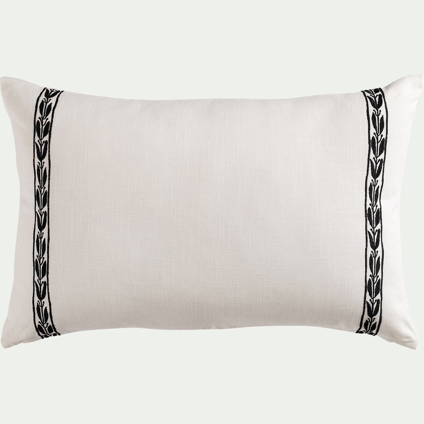 KISSOS - Coussin en coton à motif Kissos 40x60cm - blanc